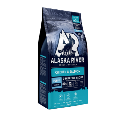 Alaska River Grain Free Puppy Chicken & Salmon 3kg