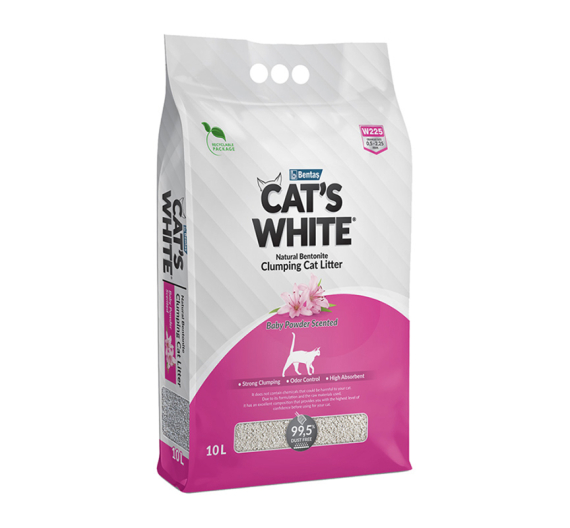 Cat's White Baby Powder 10L