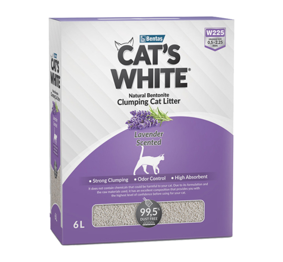 Cat's White Box Lavender 6L σε Κουτί