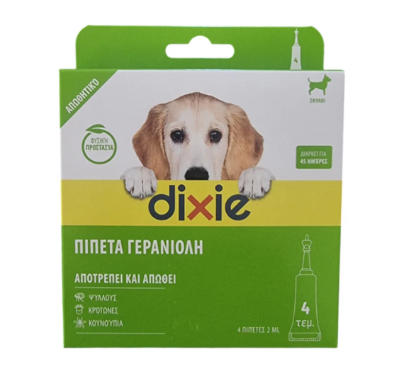 Quimunsa Dixie Αντιπαρασιτικές Πιπέτες Σκύλου έως 10kg 4x2ml