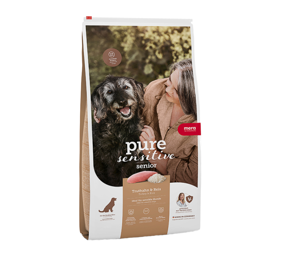 Meradog Pure Sensitive Senior Turkey & Rice 12.5kg + ΔΩΡΟ Κάδος