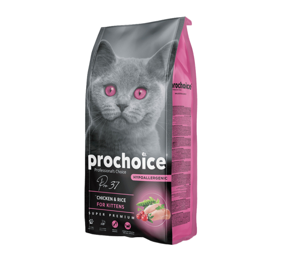 ProChoice Pro 37 Kitten Κοτόπουλο & Ρύζι 2kg