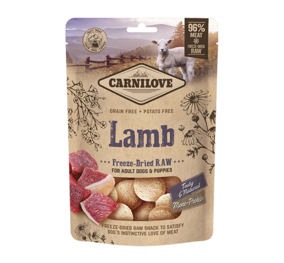 Carnilove Dog Freeze-Dried Raw Snacks Lamb 60gr