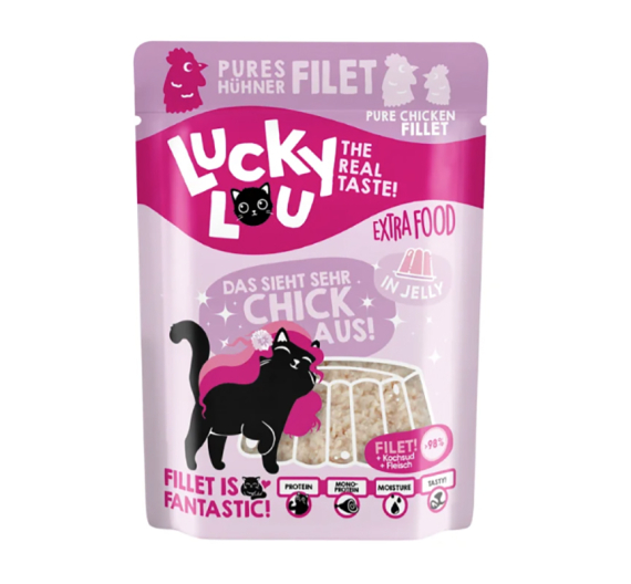 Lucky Lou ExtraFood Jelly Φιλέτο Κοτόπουλου 70gr