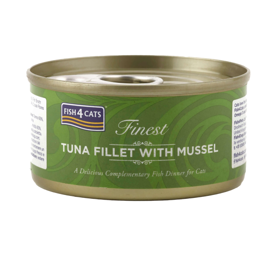 Fish4Cats Tuna Fillet & Mussels 70gr