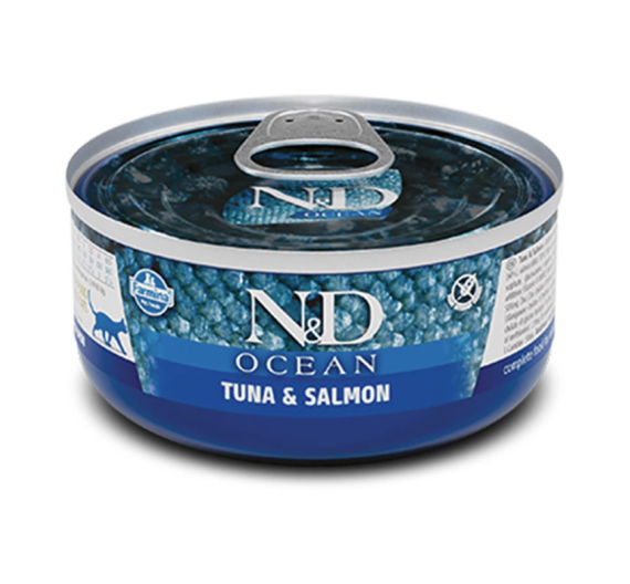 N&D Ocean Grain Free Tuna & Salmon 70gr