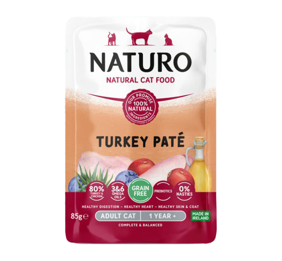 Naturo Cat Turkey Pate 85gr