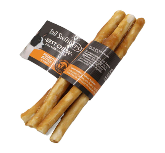 Tail Swingers Collagen Sticks με Φυστικοβούτυρο 13.5cm