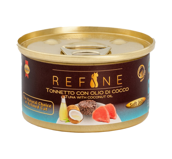 Refine Cat Sterilised Τόνος με Λάδι Καρύδας 85gr