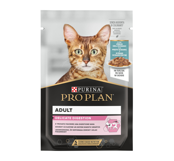 Purina Pro Plan Cat Delicate Digestion Ψάρια Ωκεανού σε Σάλτσα 85gr