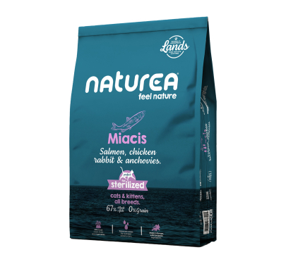 Naturea Cat Miacis Salmon, Chicken, Rabbit & Anchovies 5.5kg