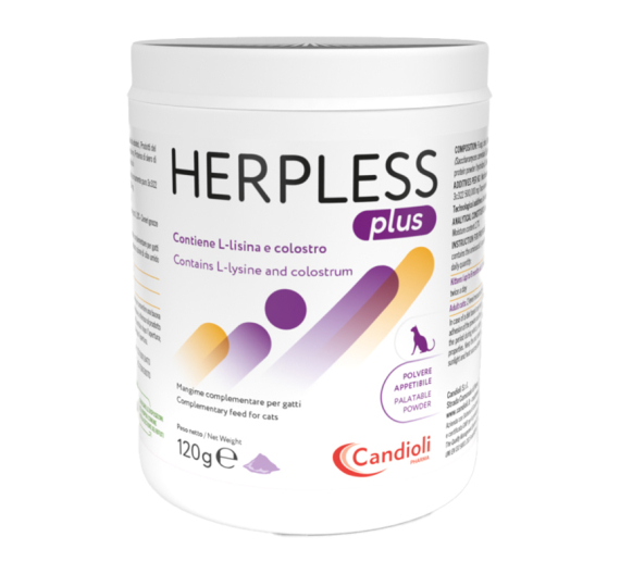 Candioli Herpless Powder 120gr Συμπλήρωμα σε Σκόνη κατά του Ερπητοϊού