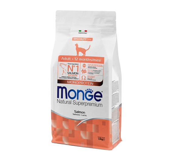 Monge Cat Adult Salmon Monoprotein 1.5kg