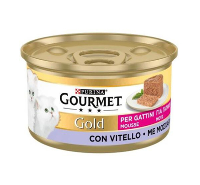 Purina Gourmet Gold Kitten Μους με Μοσχάρι 85gr