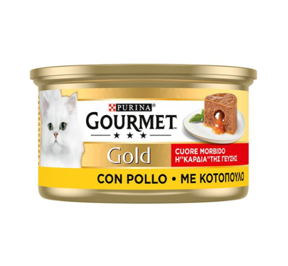 GOURMET GOLD "Καρδιά της Γεύσης" Κοτόπουλο 85gr